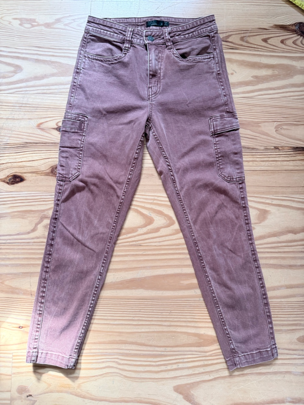 Prana Women's Mauve Cargo Skinny Jeans